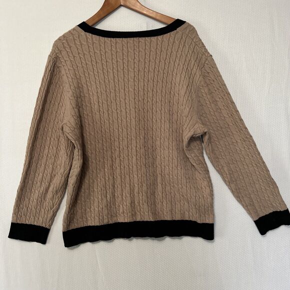 Adrianna Papell Sweaters Adrianna Papell X Long Sleeve Vneck